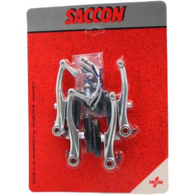 Saccon V-brake Set Voor + Achter 110mm - Zilver