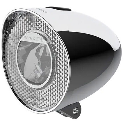 Spanninga Bullet 20 koplamp - 20 Lux op batterijen - Chroom