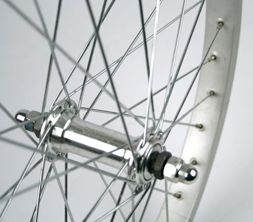 Voorwiel 20x2x175 AS32 Aluminium – Maat 32mm