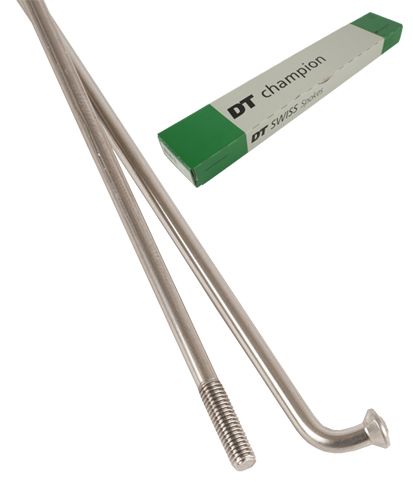 DT Swiss Champion Spaak 13x294mm RVS Zilver – 100 Stuks