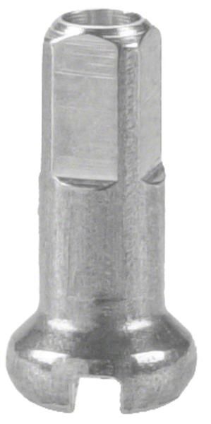 DT Swiss spaaknippel Alu 14 12mm zilver (100 stuks) – Maat 2.0x12MM