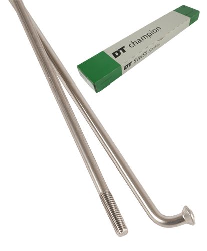 DT Swiss Champion Spaak 13x258mm RVS Zilver – Doos 100 Stuks