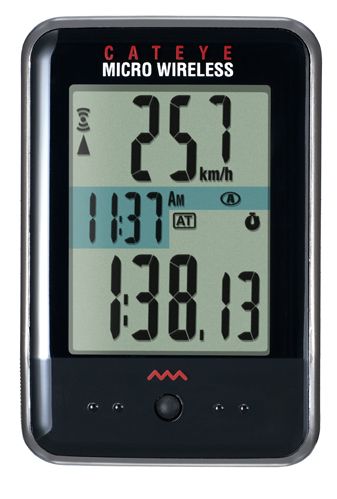 Cateye Micro CC-MC200W Draadloze Fietscomputer – Zwart