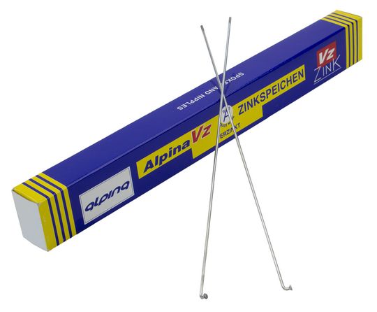 Alpina Spaak 13x303mm J-Bend Verzinkt – Doos 144 Stuks – Maat 13x303mm