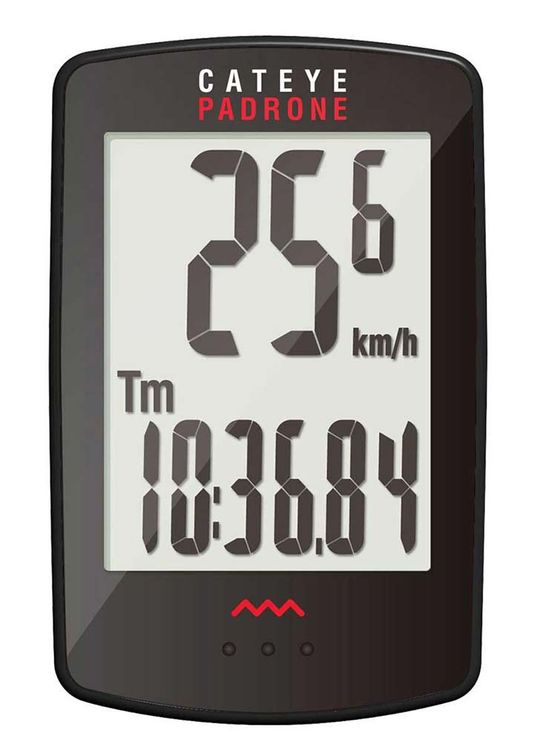 Cateye Padrone CC-PA100W Draadloze Fietscomputer Zwart