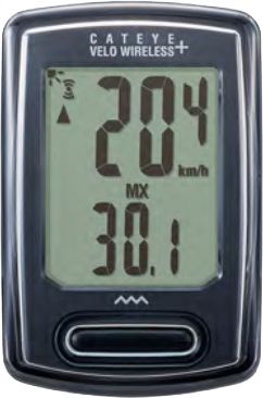 Cateye Velo CC-VT235W Draadloze Fietscomputer – Zwart