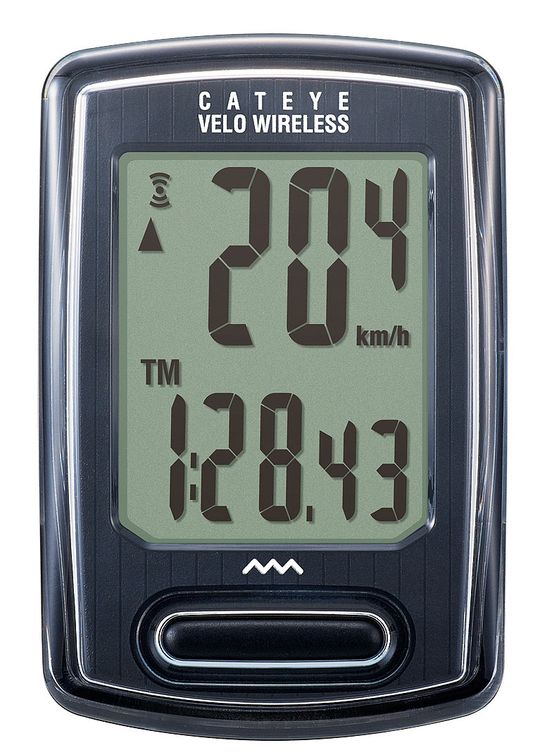 Cateye Velo CC-VT230W Draadloze Fietscomputer Zwart