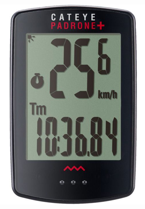 Cateye Padrone+ CC-PA110W Draadloze Fietscomputer – Zwart