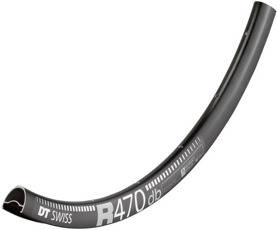 DT Swiss R470 DB Disc velg 28" 32-gaats zwart