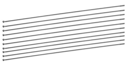 Sapim Leader Spaken 13x270mm RVS Zilver (10 st) – Maat 13x270mm