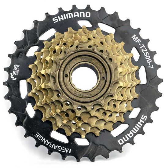 Shimano MF-TZ31 Freewheel 7V 14-34T – Maat 14-34 Tands / 7V Shimano MF-TZ31 Freewheel 7V 14-34T – Maat 14-34 Tands / 7V
