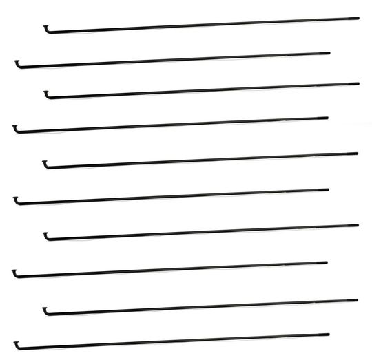 Sapim Leader Spaken 13x284mm RVS Zwart – Set 10 Stuks – Maat 13x284mm