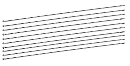 Sapim Leader Spaken 13x292mm RVS Zilver – Set 10 Stuks – Maat 13x292mm