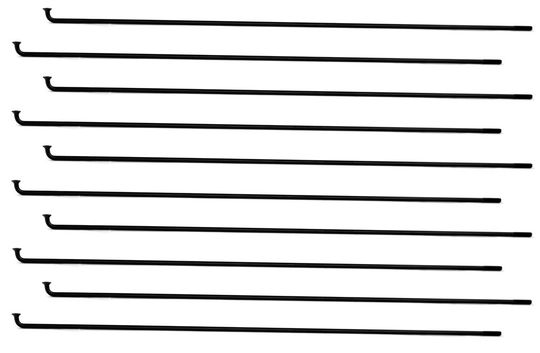 Sapim Leader Spaken 14x279mm RVS Zwart – Set 10 Stuks – Maat 14x279mm