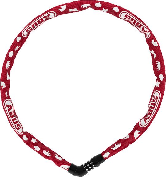 Abus Steel-O-Chain 4804C Kettingslot 75cm x 4mm – Rood