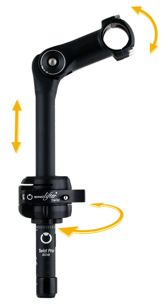 By.Schulz Twist Pro SDS T6 Verstelbare Stuurpenlift – 1 1/8"