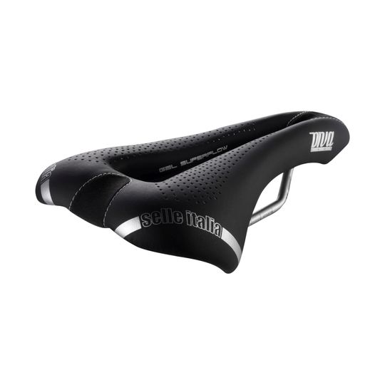 Selle Italia DIVA Gel Superflow Titanium S3 Zadel – Zwart