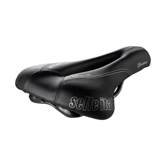 Selle Italia DONNA Aluminium L2 Zadel – Zwart – 168x270mm