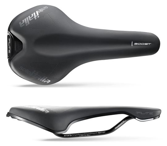 Selle Italia FLITE Boost TM Manganese Zadel – Zwart