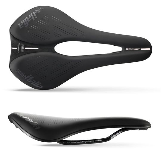 Selle Italia NOVUS EVO Boost TM Superflow Zadel - Zwart