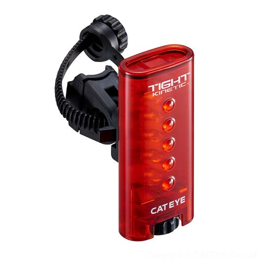 Cateye Tight Kinetic LD180K LED Achterlicht - Zwart