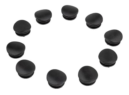 Satori UP3 Stuurdoppen PVC Zwart (set van 10)