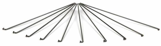 Sapim Leader Spaken 13x224mm RVS Zwart – Set 10 Stuks – Maat 13x224mm