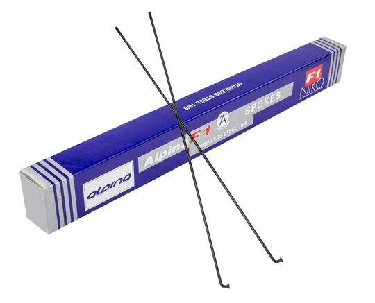 Alpina Spaak RVS Zwart 13x260mm – Doos 144 Stuks
