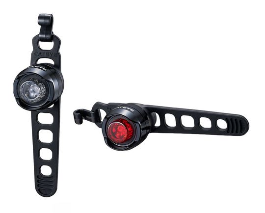 Cateye Orb SL-LD160 LED Lampset Voor en Achter – Zwart