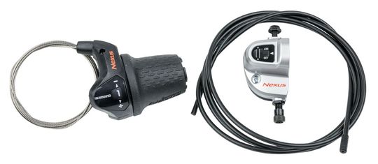 Shimano Nexus SL-3S42E Gripshift 3V Rechts – Zwart