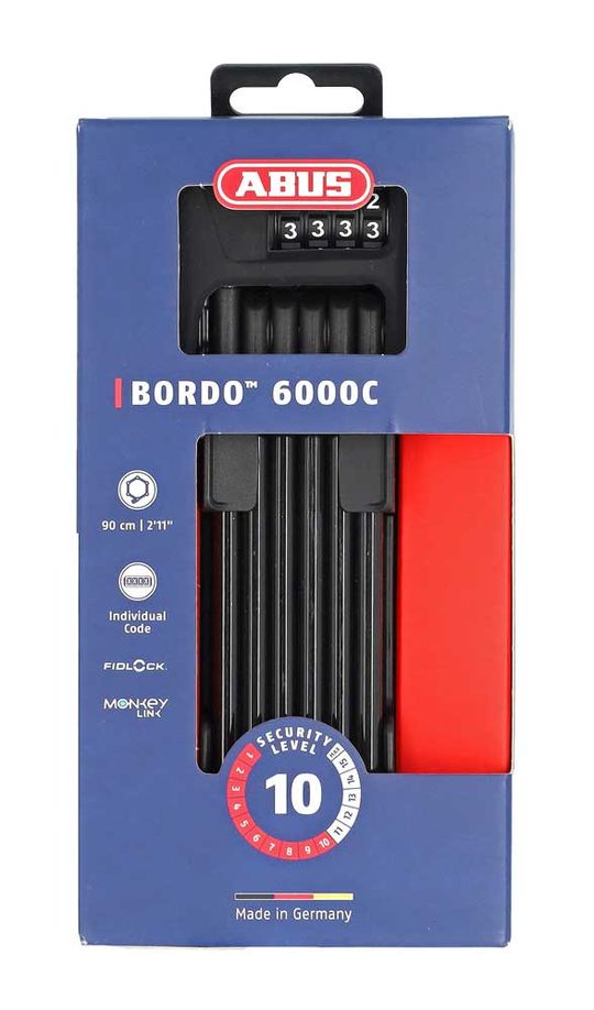 ABUS Bordo Combo 6100 SHFL Vouwslot – 90cm