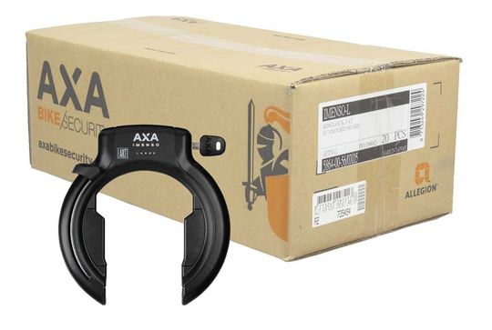 AXA Imenso Large Ringslot Zwart – Maat 75mm
