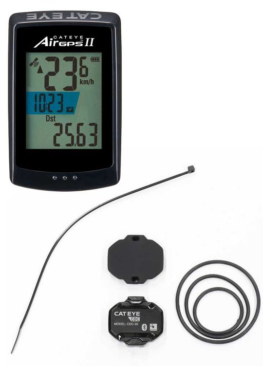 Cateye AirGPS II CC-GPS100N Fietscomputer met CDC Sensor