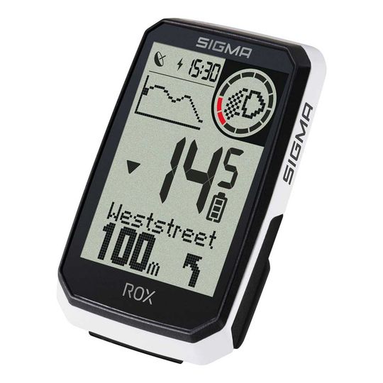 Sigma Rox 4.0 Endurance GPS HR Fietscomputer – Wit