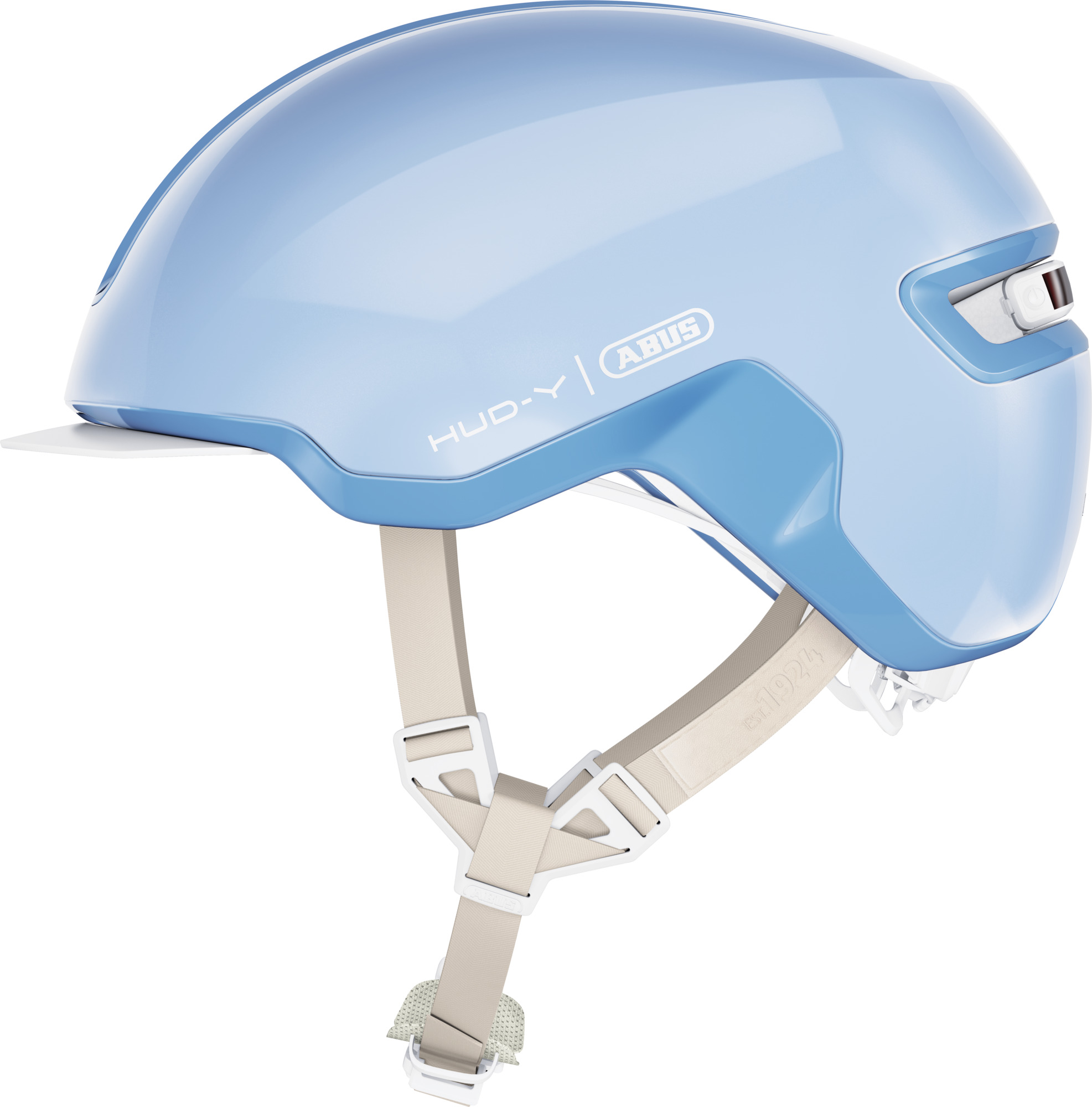 Abus HUD-Y fietshelm pure ocean – Maat S (51-55cm)