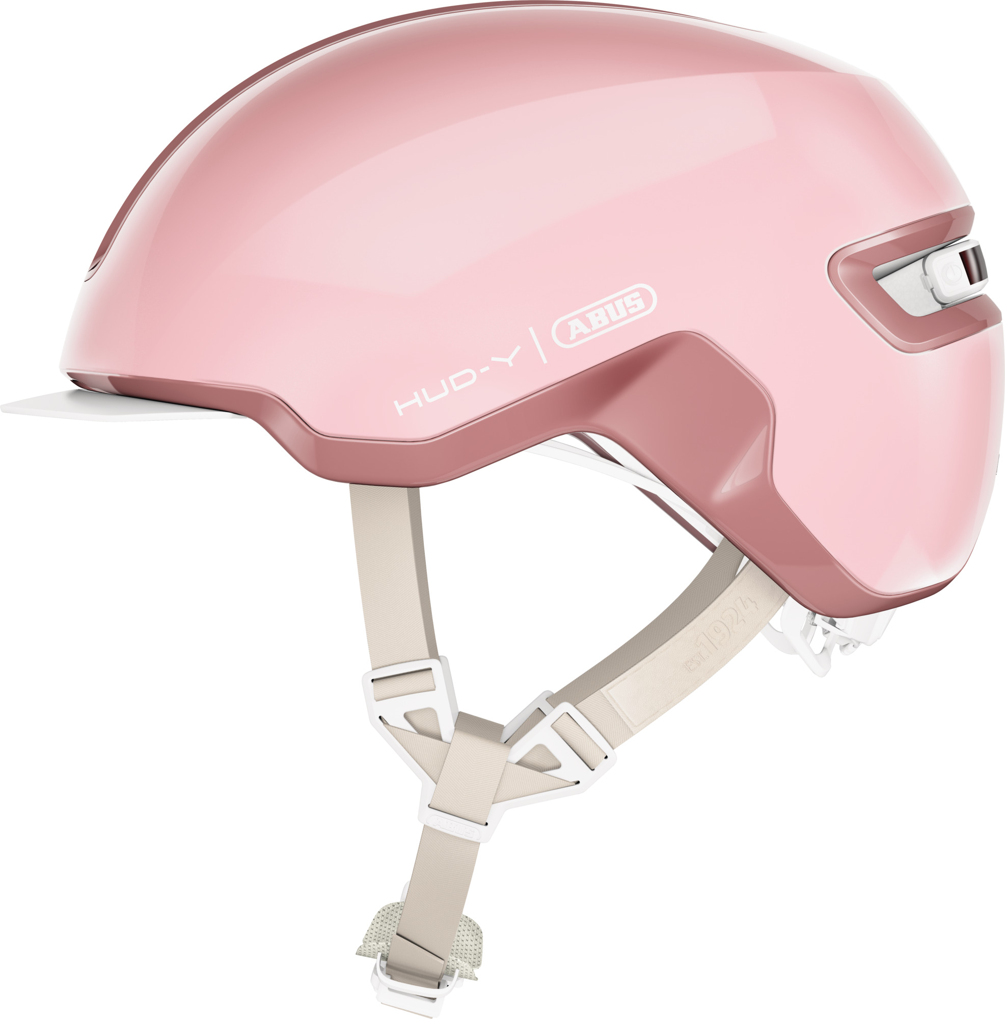 Abus HUD-Y Fietshelm Pure Blush – Maat S (51-55cm)