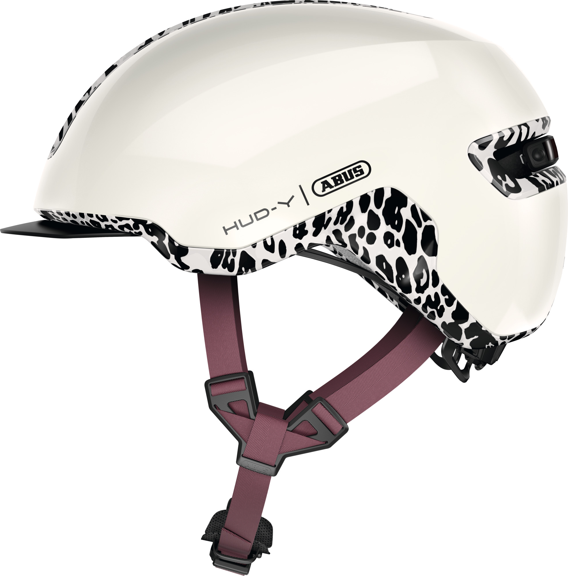 Abus HUD-Y Fietshelm Leo White – Maat L 57-61cm