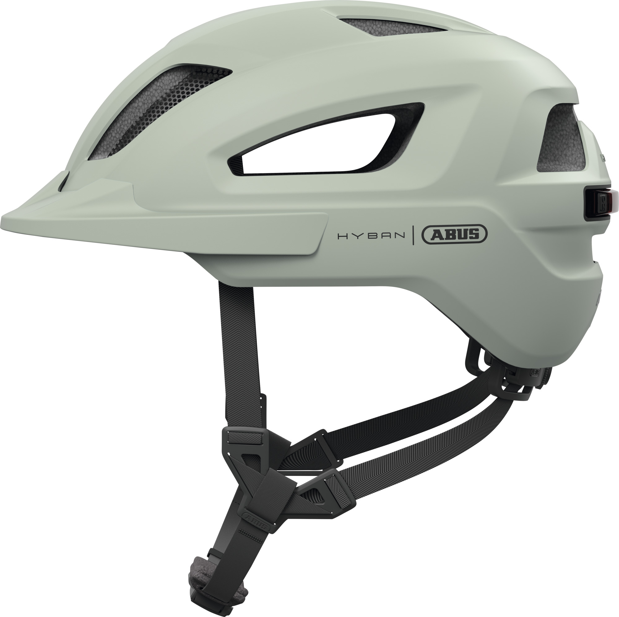 Abus Hyban 3.0 helm powder green – Maat L 57-61cm
