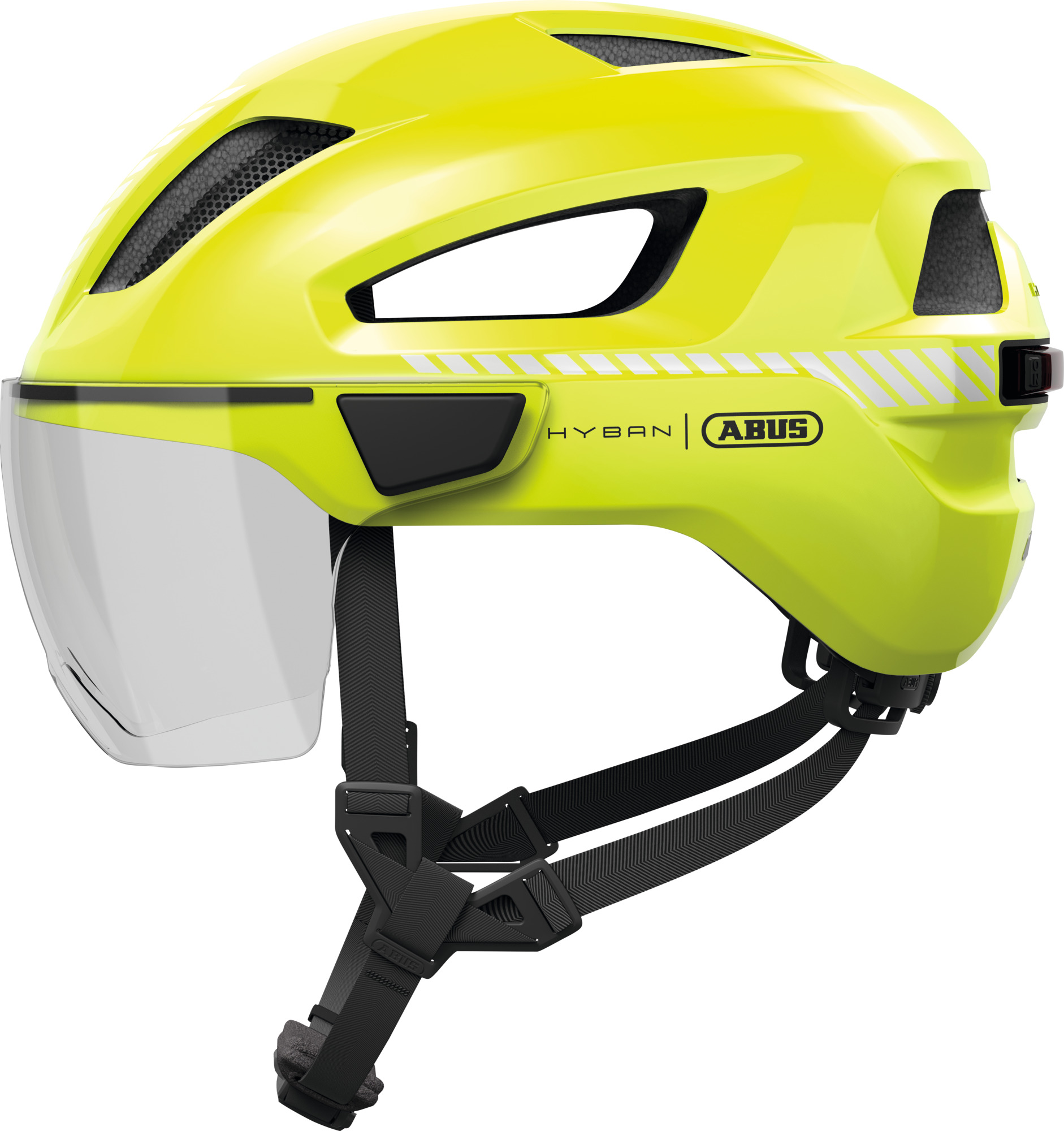 Abus Hyban 3.0 ACE Helm Signal Yellow – Maat L 57-61cm
