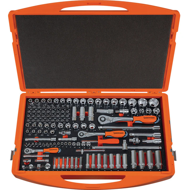 Berner doppendoos BFD+ 1/4" 3/8" 1/2" XXL 60-delig