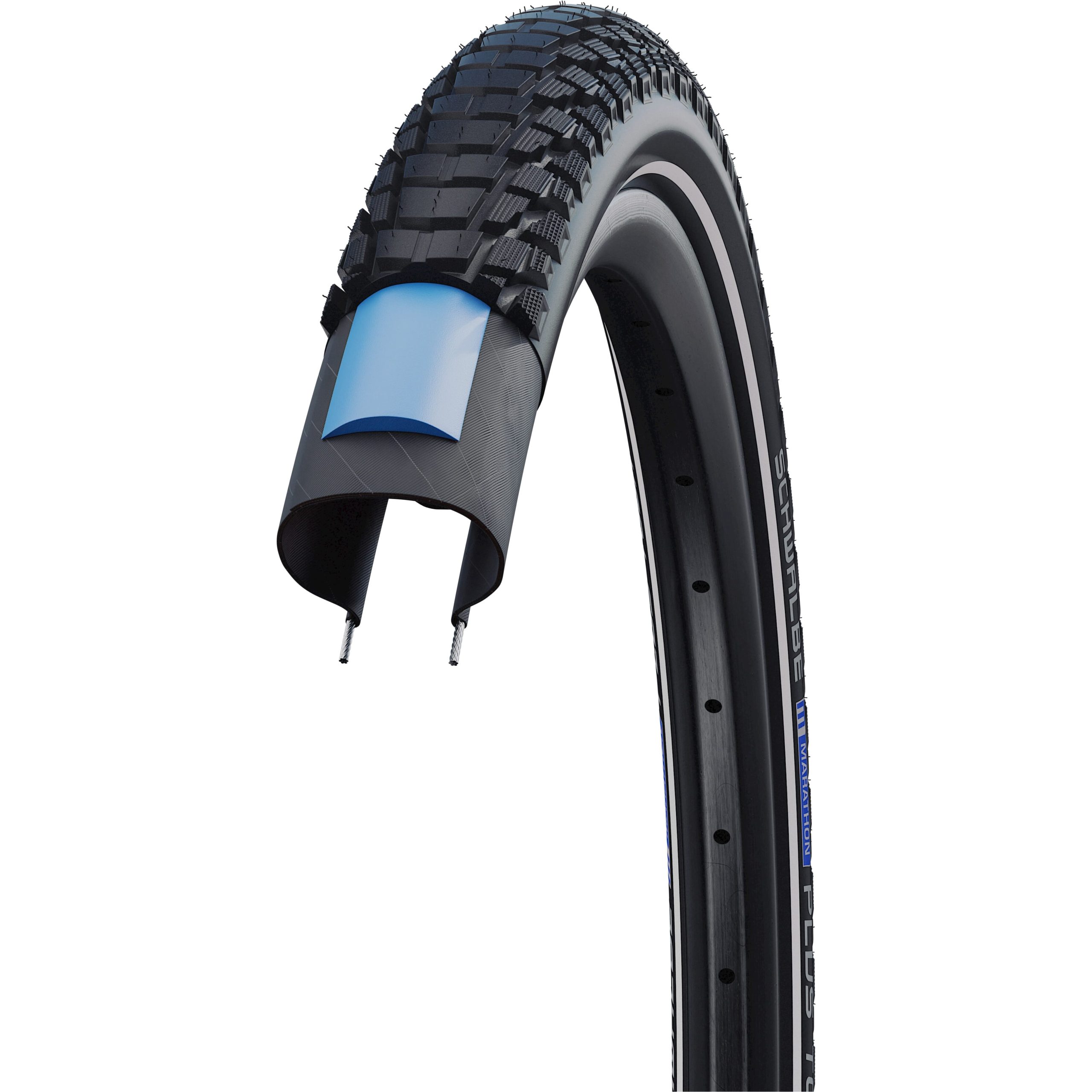 Schwalbe Marathon Plus Tour 47-622 Zwart Refl.