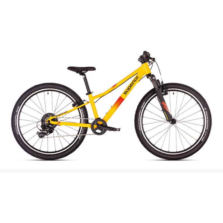 Superior RACER 24 11.0 Gloss Yellow Kinderfiets
