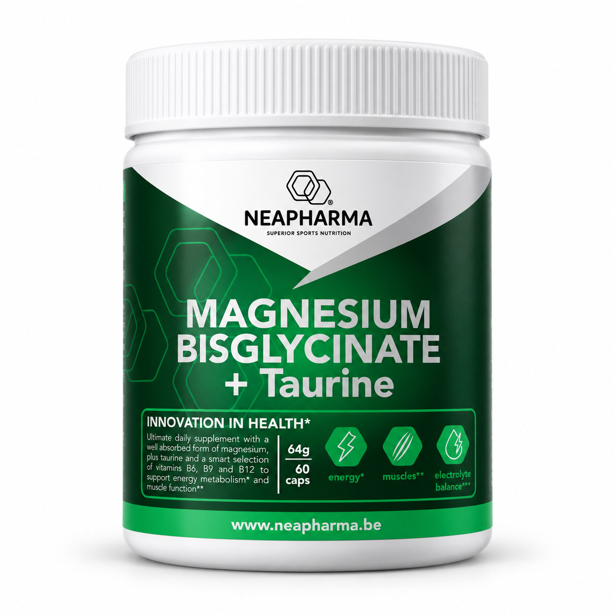 Neapharma Magnesium Bisglycinate Capsules - 60 stuks
