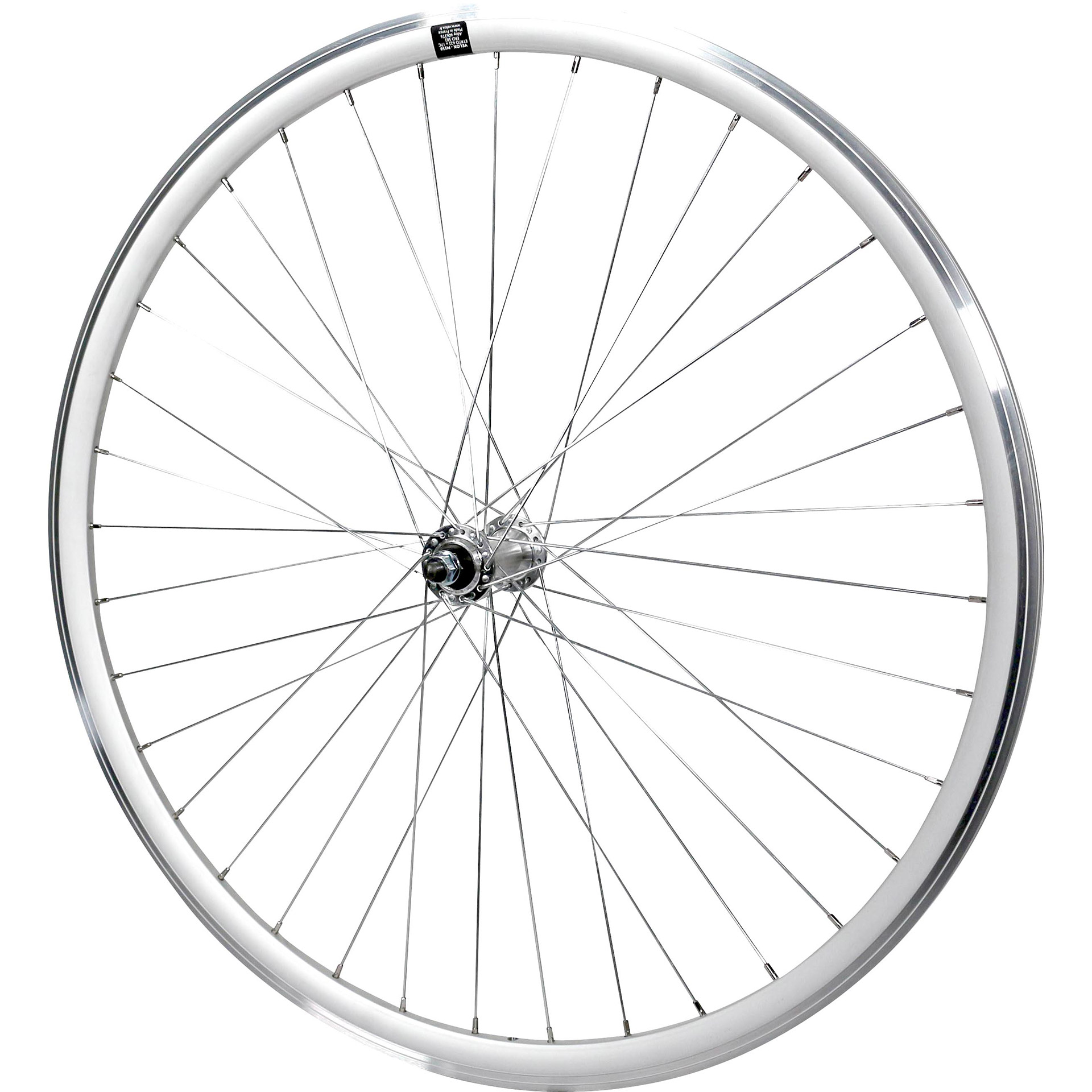 Velox voorwiel Mach1 M550 28" Urban vaste as zilver